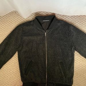 Brandy Melville bomber! Fuzzy material
